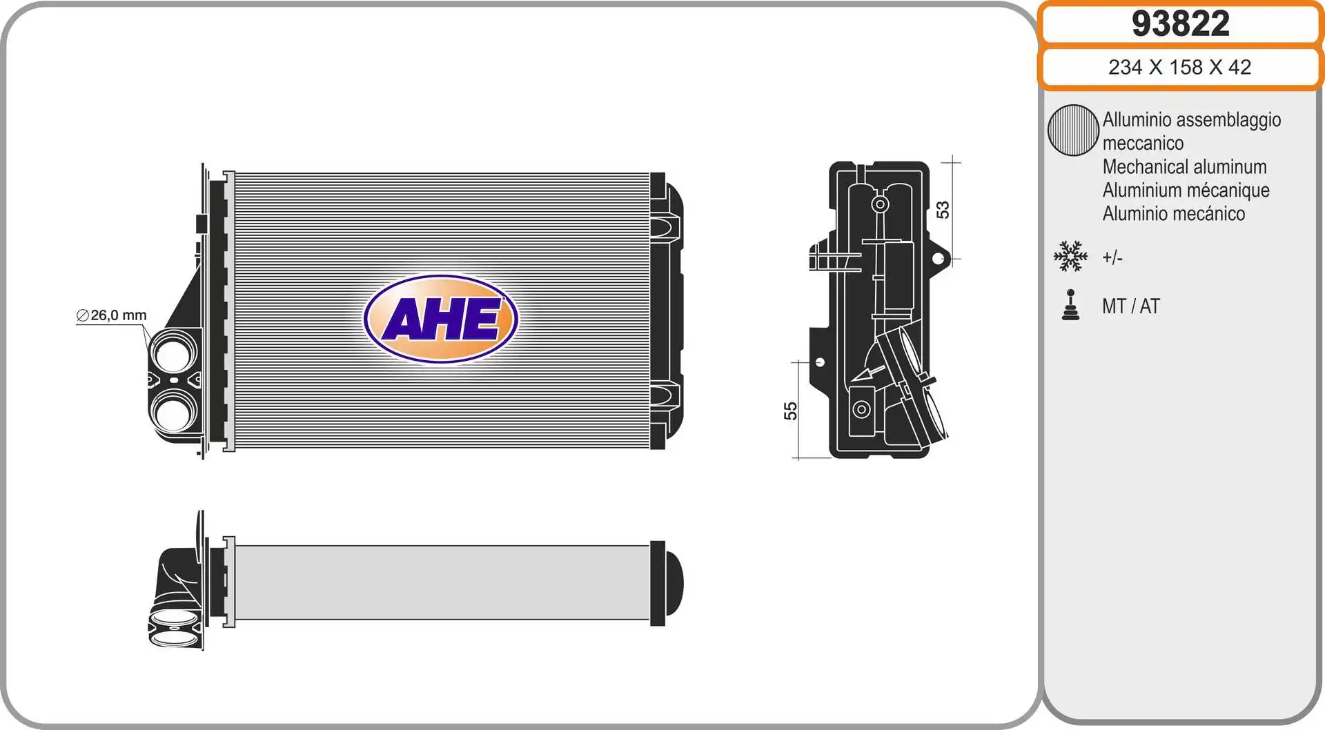 Système de chauffage AHE 93822