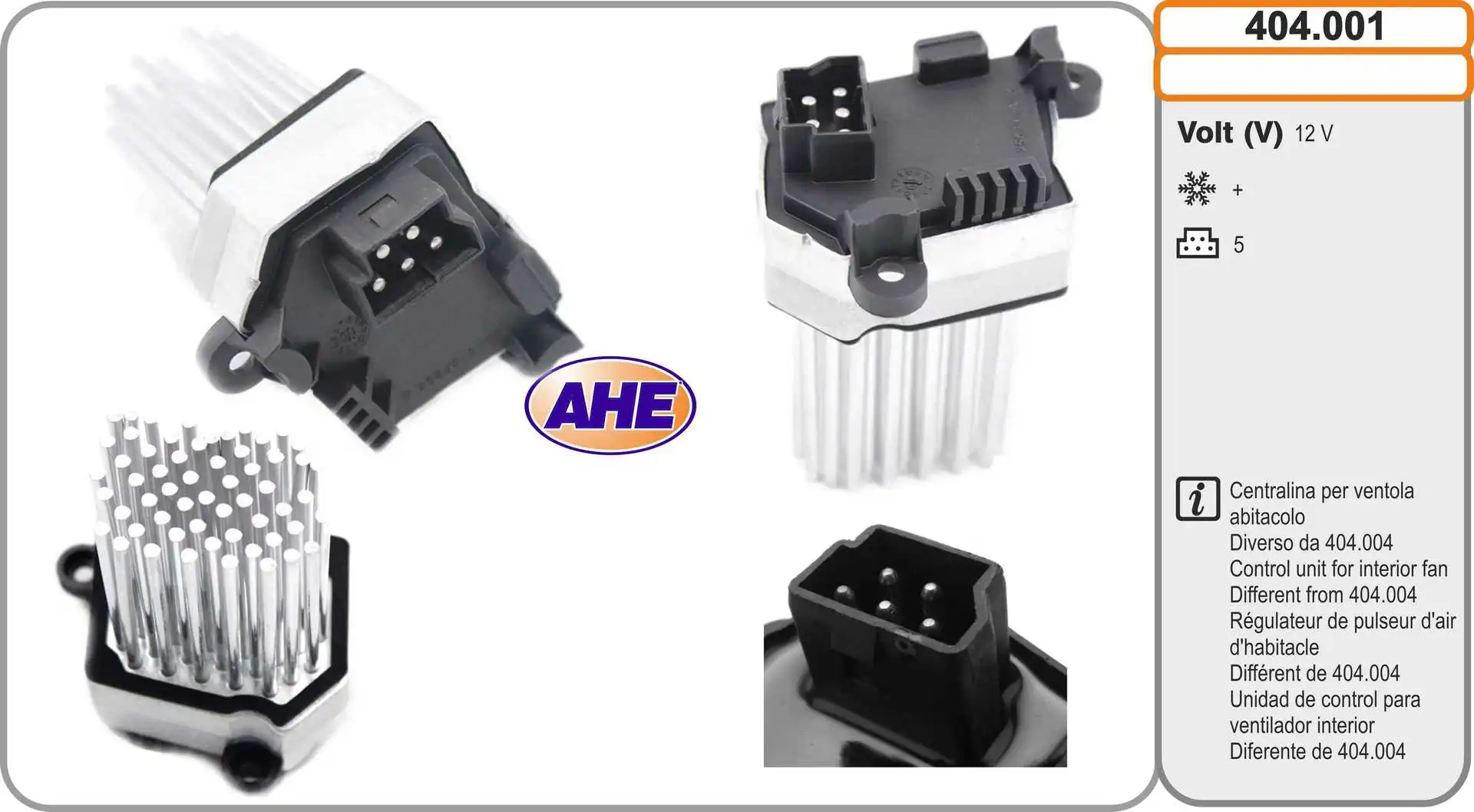 Control Unit, electric fan (engine cooling)