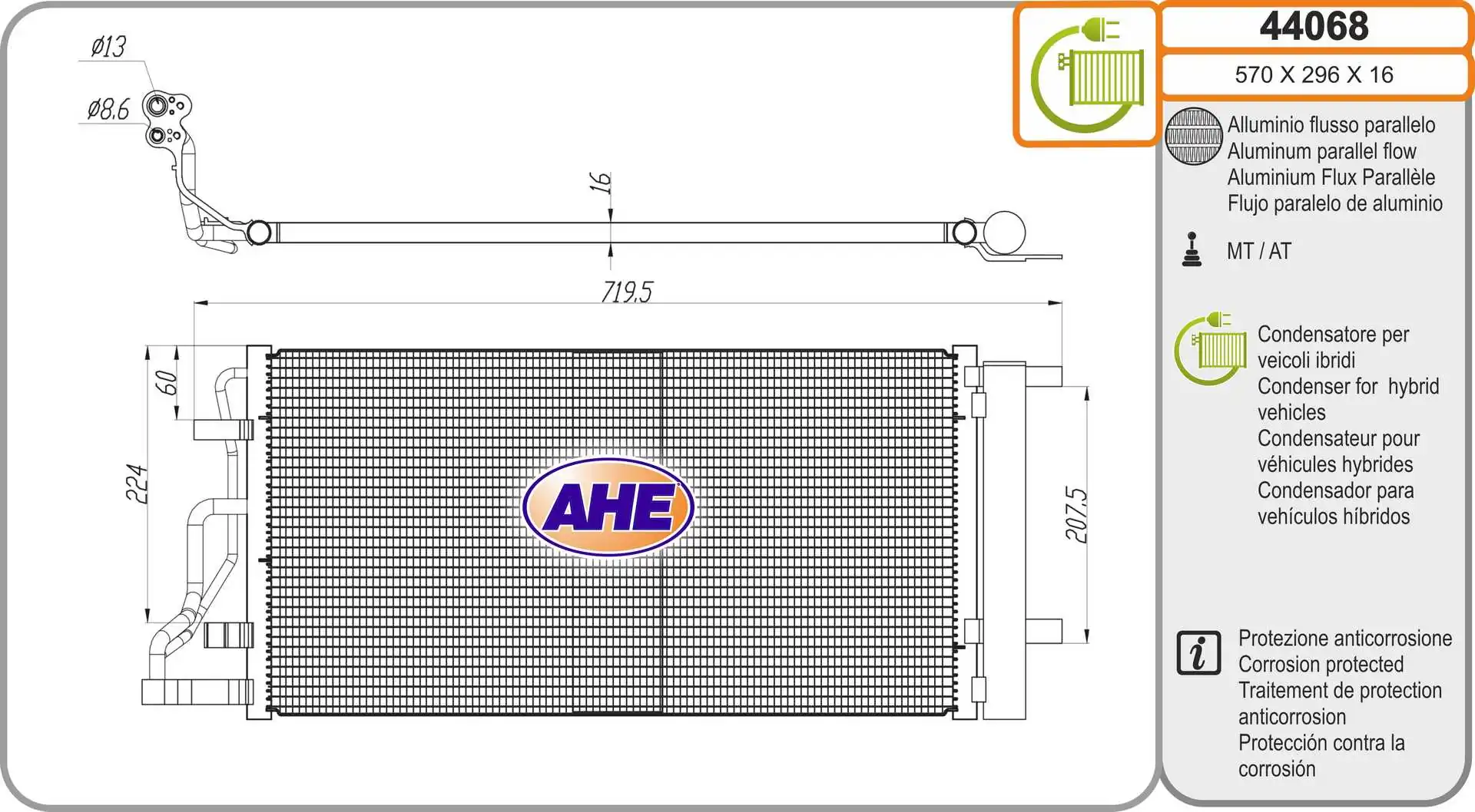 Condenser, air conditioning