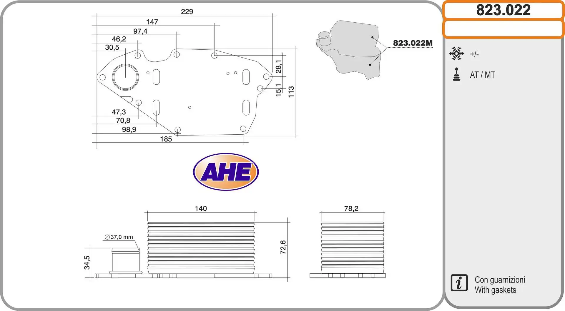 Oil Cooler, engine oil