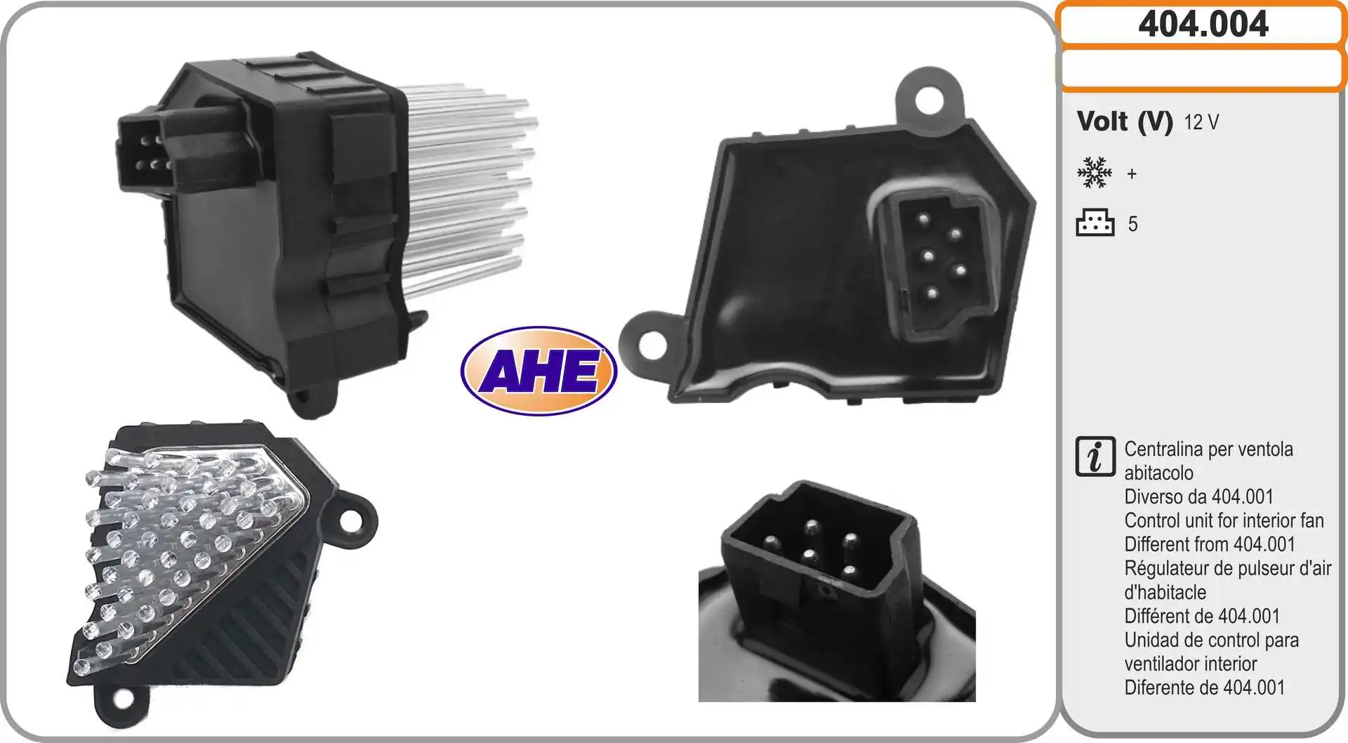 Control Unit, electric fan (engine cooling)