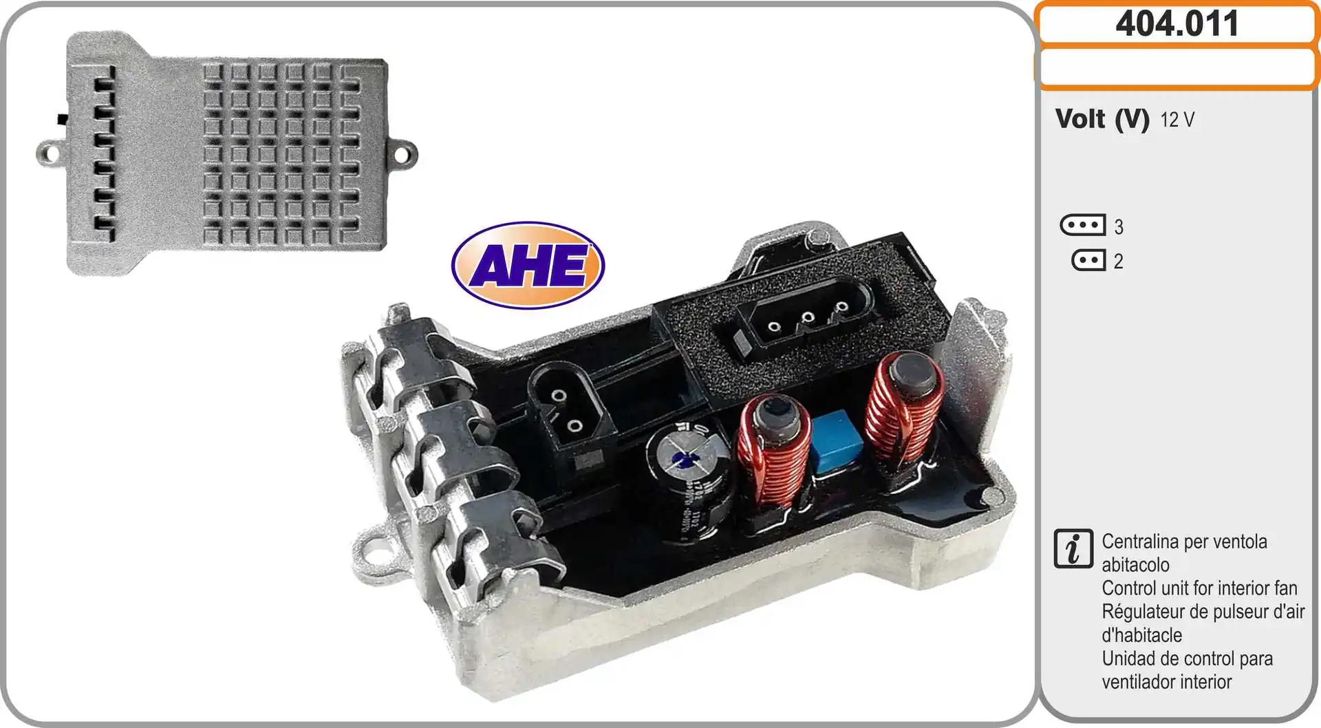 Control Unit, electric fan (engine cooling)
