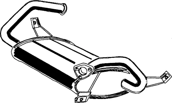 Silencieux arrière ASMET 26.015