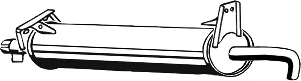 Silencieux central ASMET 04.005