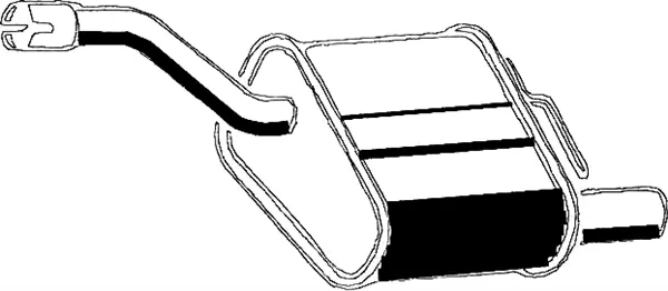 Silencieux arrière ASMET 07.130