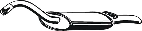 Silencieux arrière ASMET 04.021