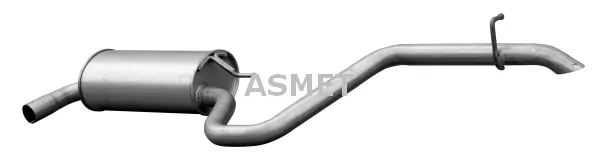 Silencieux arrière ASMET 28.018