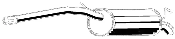 Silencieux arrière ASMET 03.096