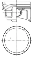 Piston KOLBENSCHMIDT 41729600