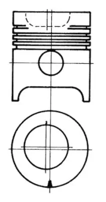 Piston KOLBENSCHMIDT 97505600