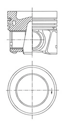 Piston KOLBENSCHMIDT 41785610