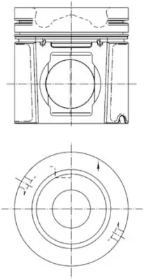 Piston KOLBENSCHMIDT 99500600