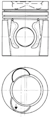 Piston KOLBENSCHMIDT 94446600