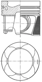 Piston KOLBENSCHMIDT 41861600