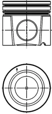 Piston KOLBENSCHMIDT 40310600