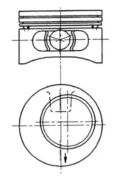 Piston KOLBENSCHMIDT 92123620