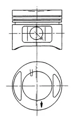 Piston KOLBENSCHMIDT 94870700