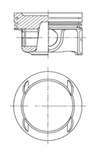 Piston KOLBENSCHMIDT 41784620
