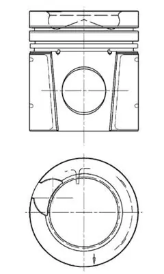 Piston KOLBENSCHMIDT 99900600
