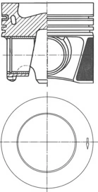 Piston KOLBENSCHMIDT 41862610