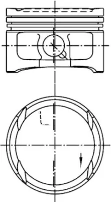 Piston KOLBENSCHMIDT 99563620