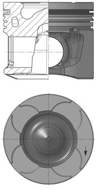 Piston KOLBENSCHMIDT 40414600