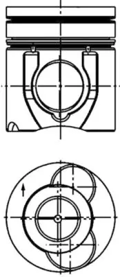 Piston KOLBENSCHMIDT 40263600