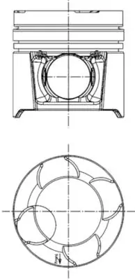 Piston KOLBENSCHMIDT 97458612