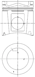 Piston KOLBENSCHMIDT 97411700