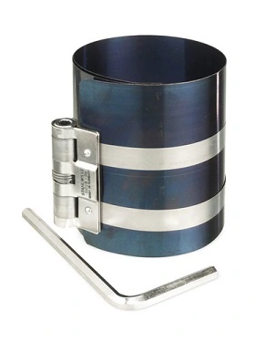 Bande de serrage du segment de piston