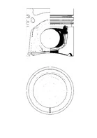 Piston KOLBENSCHMIDT 40831610