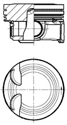 Piston KOLBENSCHMIDT 41876620
