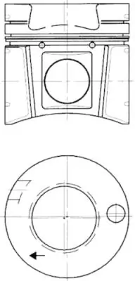 Piston KOLBENSCHMIDT 94512600
