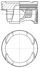 Piston KOLBENSCHMIDT 41942600