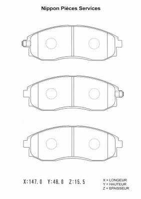 Brake Pad Set, disc brake