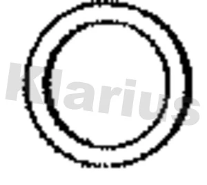 Joint d'étanchéité, tuyau d'échappement KLARIUS 411126