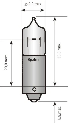 Bulb, reverse light