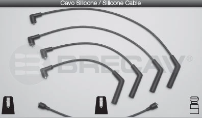 Kit de câbles d'allumage BRECAV 22.501