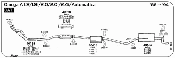 Échappement SIGAM OP126