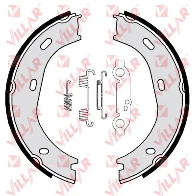Brake Shoe Set, parking brake
