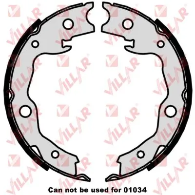 Brake Shoe Set, parking brake