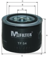 M-Filter TF54 — Фільтр оливний двигуна VOLVO (вир-во M-filter)