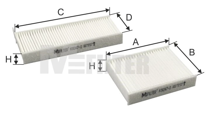 Filtre, air de l'habitacle