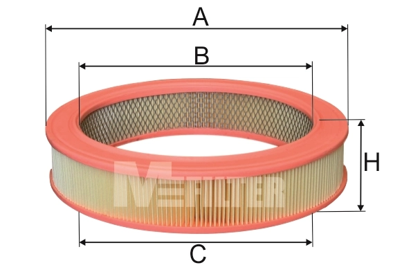 M-Filter A270 — Фільтр повітряний OPEL (вир-во M-Filter)
