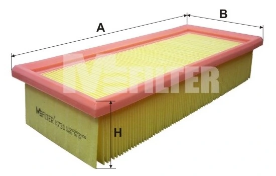 M-Filter K731 — Фільтр повітряний HONDA (вир-во M-Filter)