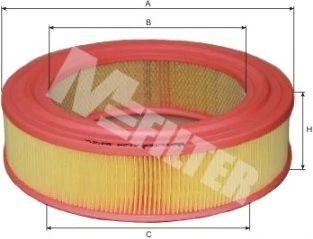 M-Filter A129 — Фільтр повітряний MB (вир-во M-filter)
