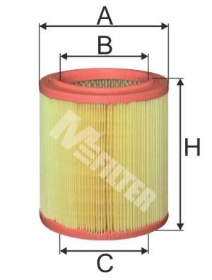 M-Filter A396 — Фільтр повітряний CITROEN, PEUGEOT (вир-во M-filter)