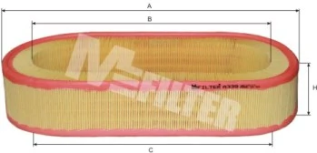 M-Filter A339 — Фільтр повітряний MB 124 (вир-во M-Filter)