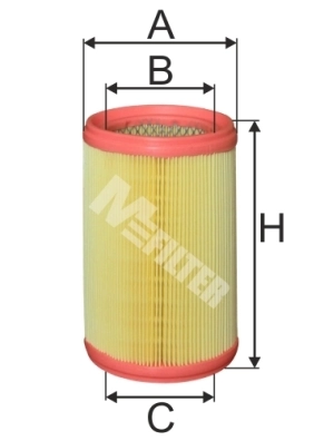 M-Filter A553 — Фільтр повітряний RENAULT Kangoo (вир-во M-filter)