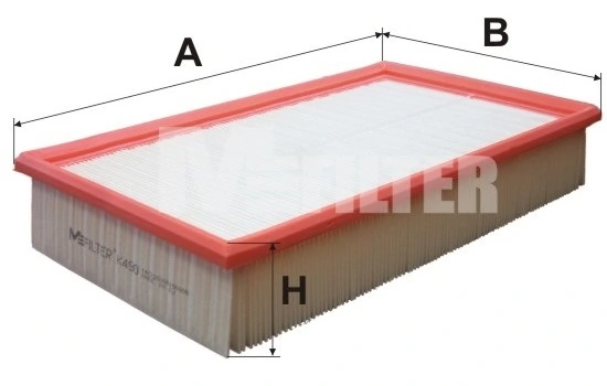 M-Filter K490 — Фільтр повітряний MB (вир-во M-filter)